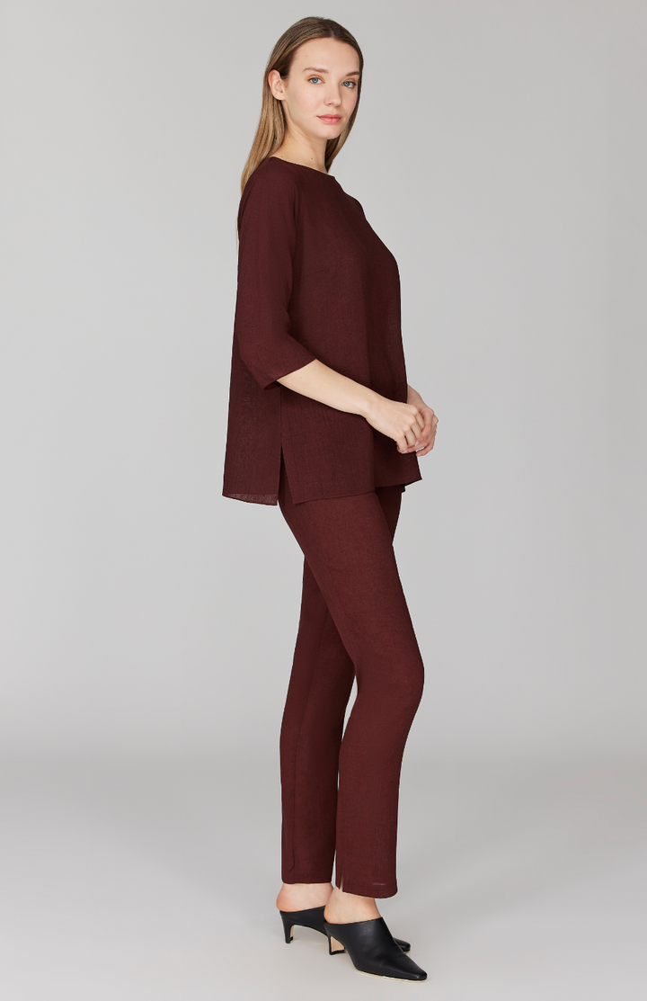 Microlinen Essential 3/4 Sleeve Blouse