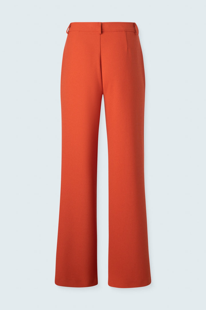 Wide leg pant with side stripe