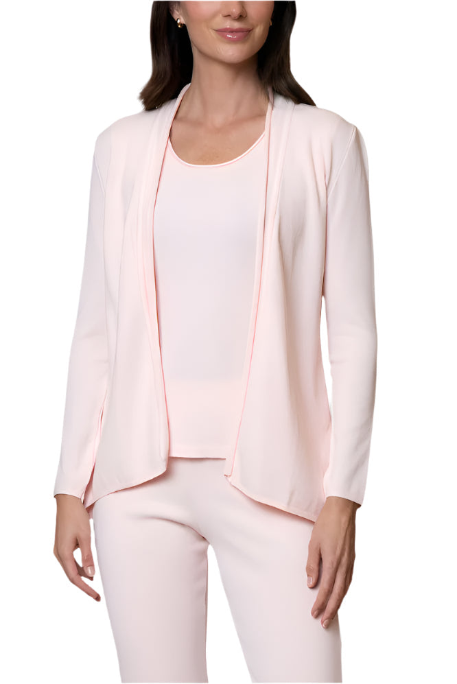 Amy Shawl Collar Cardigan ; Rose Petal