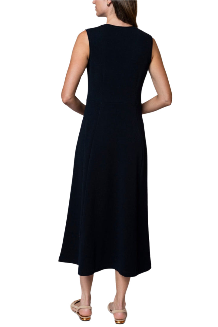 Mabel Maxi Sleeveless A-line Dress; Dark Navy