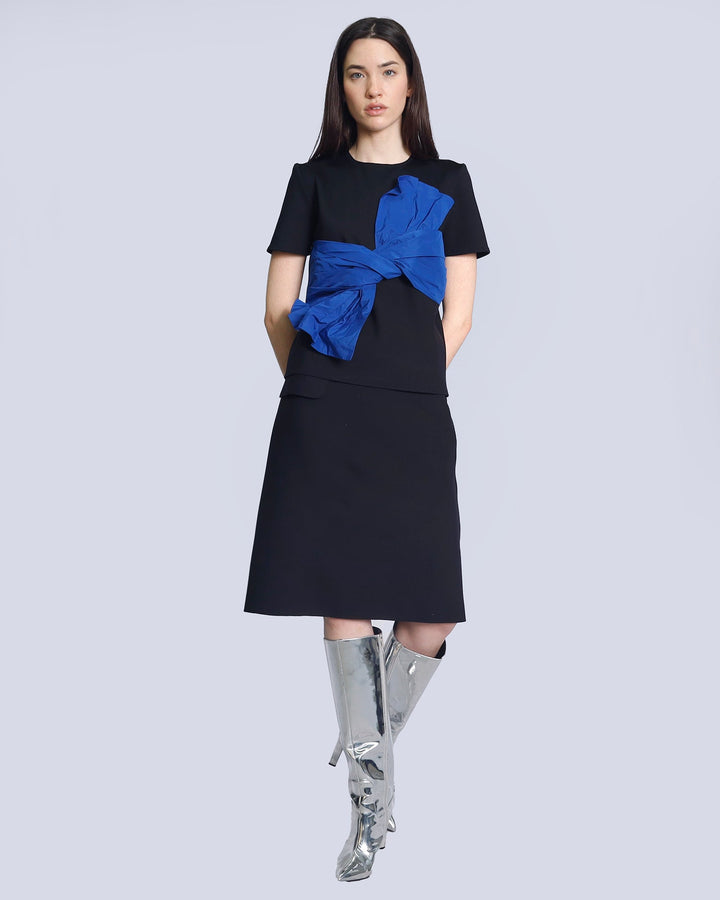 Maison Marie Saint Pierre | Skirt | JANUARY2 | Black | Top | JULIETTE | Black | Royal Blue