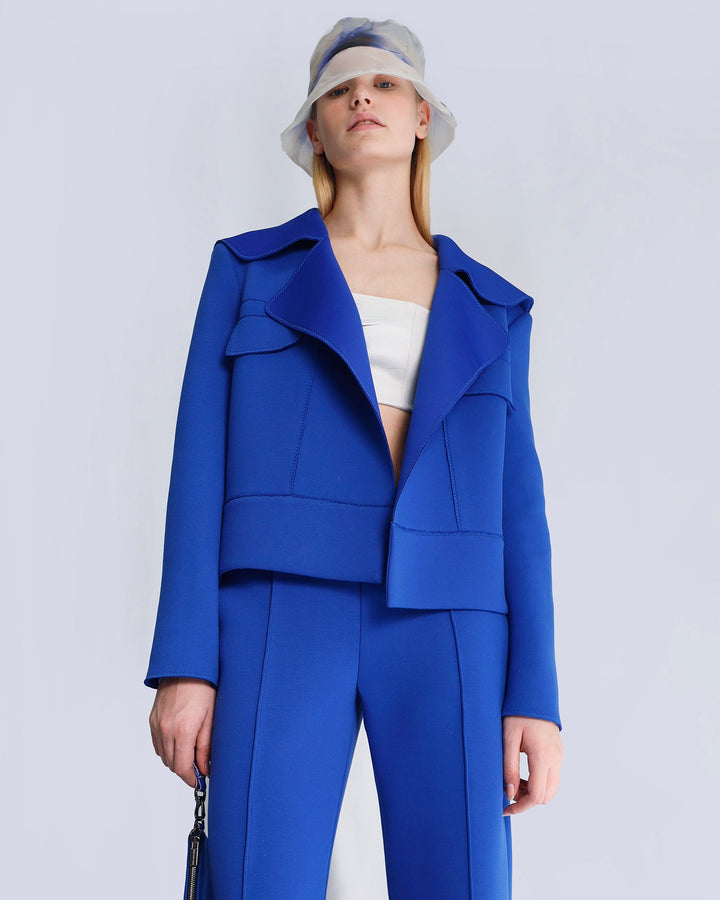 Maison Marie Saint Pierre | Jacket | JADE | Cobalt