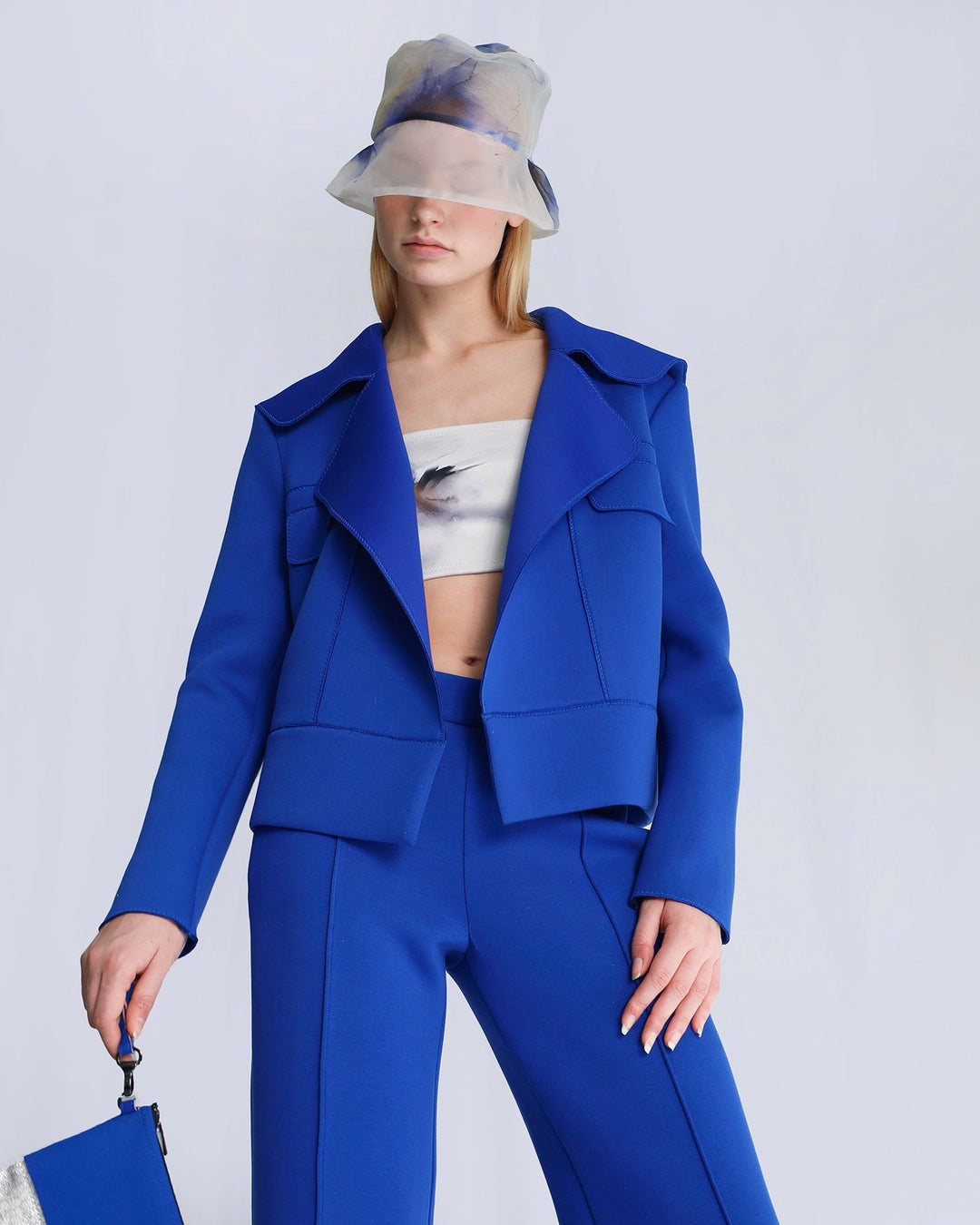 Maison Marie Saint Pierre | Jacket | JADE | Cobalt