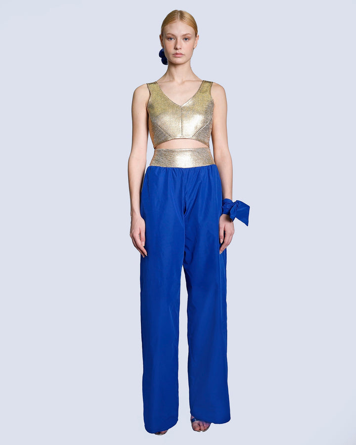 Maison Marie Saint Pierre | Top | JARED | Gold | Pants | JACK | Royal Blue | Gold