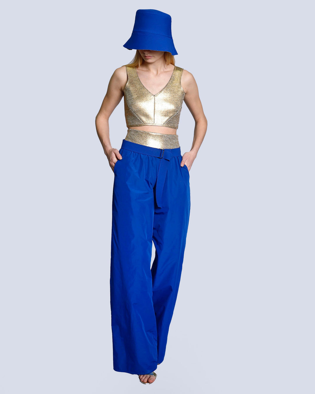 Maison Marie Saint Pierre | Top | JARED | Gold | Pants | JACK | Royal Blue | Gold