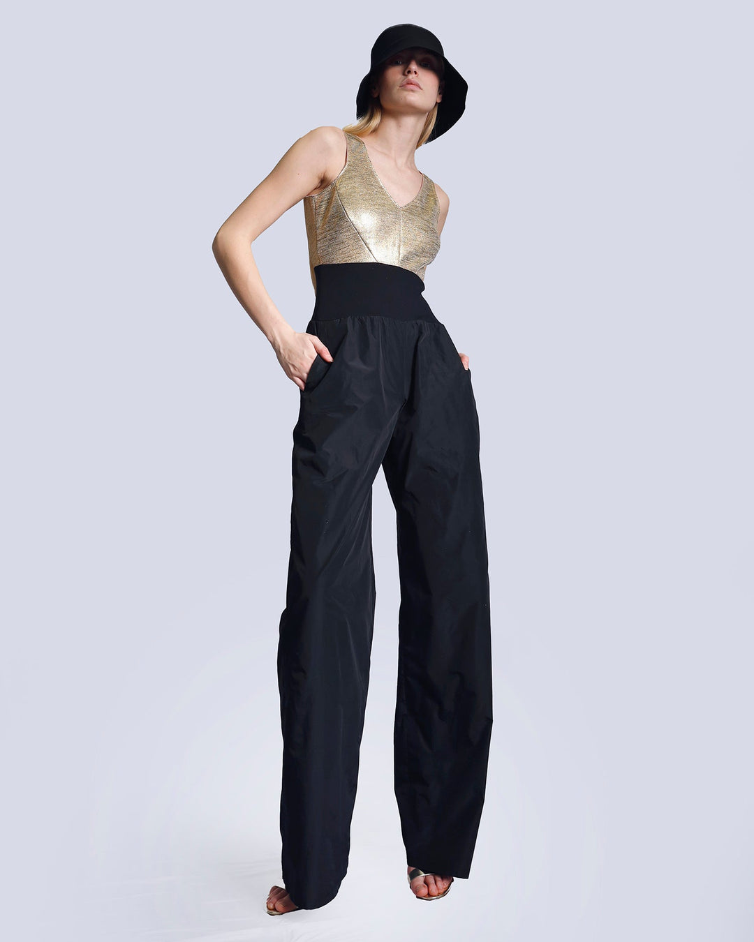 Maison Marie Saint Pierre | Jumpsuit | JOSUE | Gold | Black