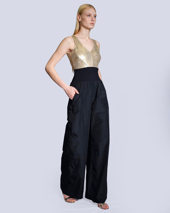 Maison Marie Saint Pierre | Jumpsuit | JOSUE | Gold | Black