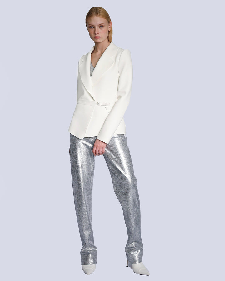 Maison Marie Saint Pierre | Jacket | JENNA | White | Pants | JESSA | Silver