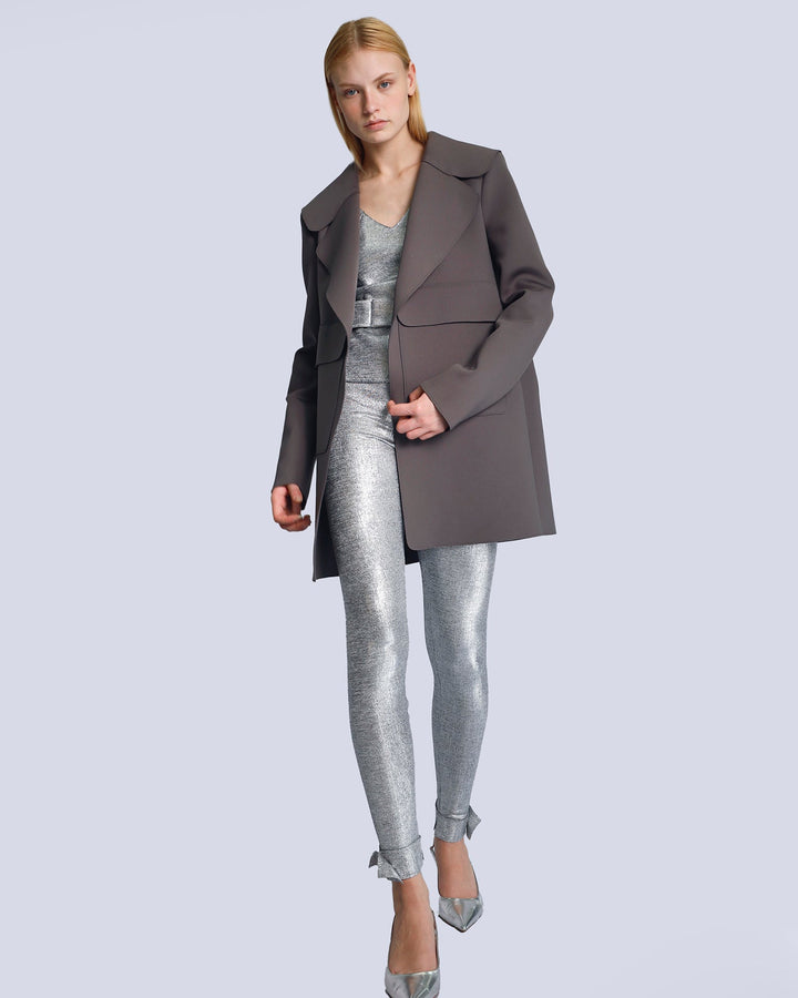 Maison Marie Saint Pierre | Jacket | JANIDOR | Pewter | Leggings | JEZEBEL | Silver