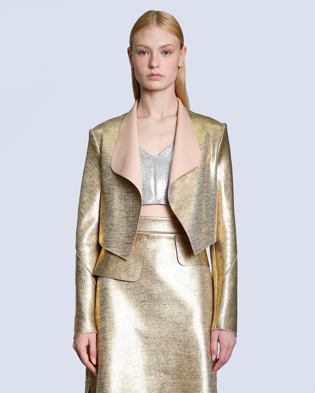 Maison Marie Saint Pierre | Jacket | JULIA | Gold | Blossom