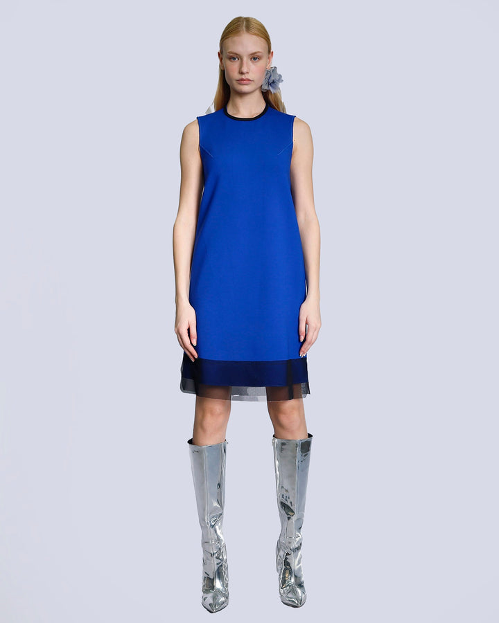 Maison Marie Saint Pierre | Dress | JULIANO | Royal Blue | Black