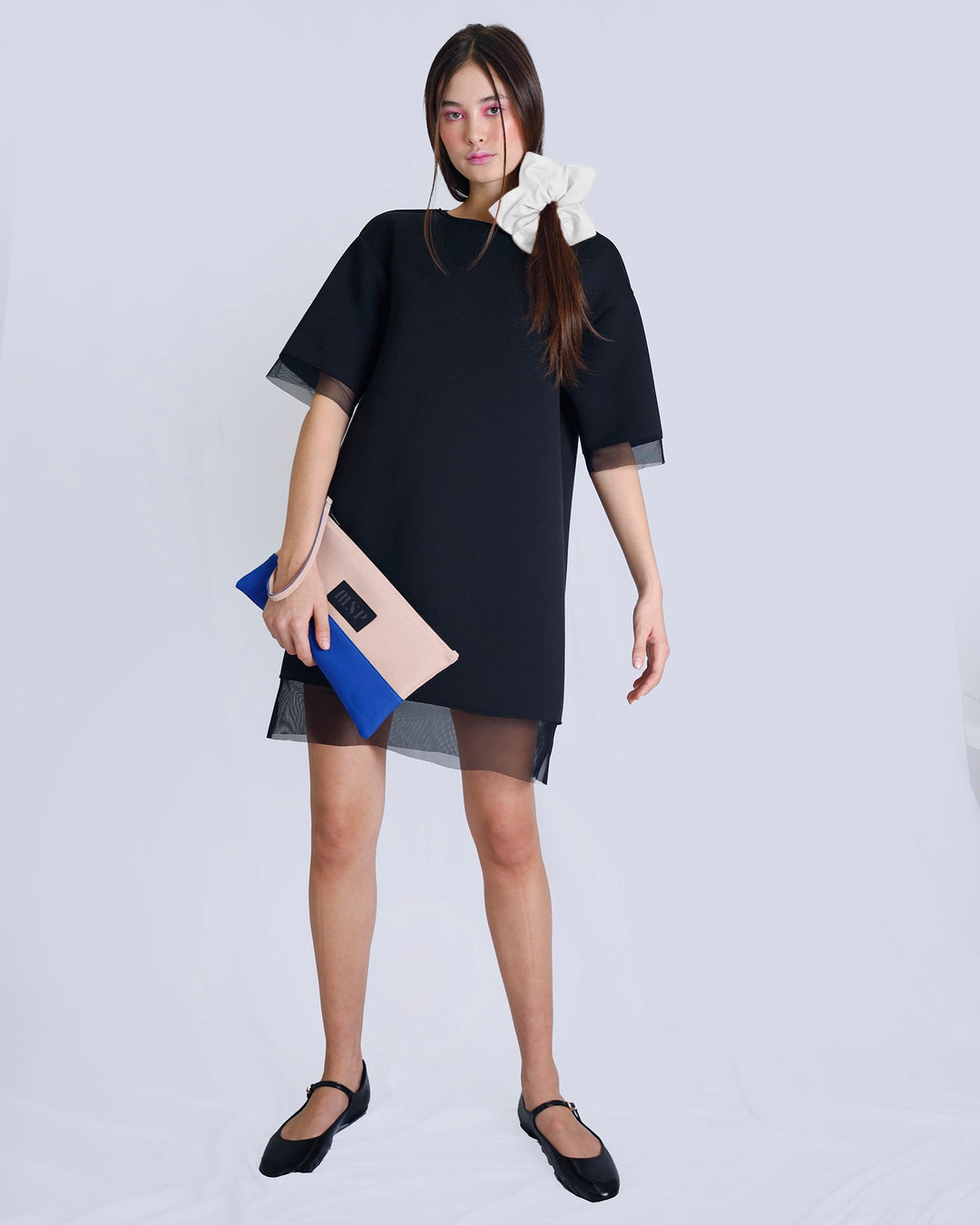 Maison Marie Saint Pierre | Scrunchie | JAM | White | Pouch | JADIANCE | Royal Blue | Blossom | Dress | JOANNA | Black