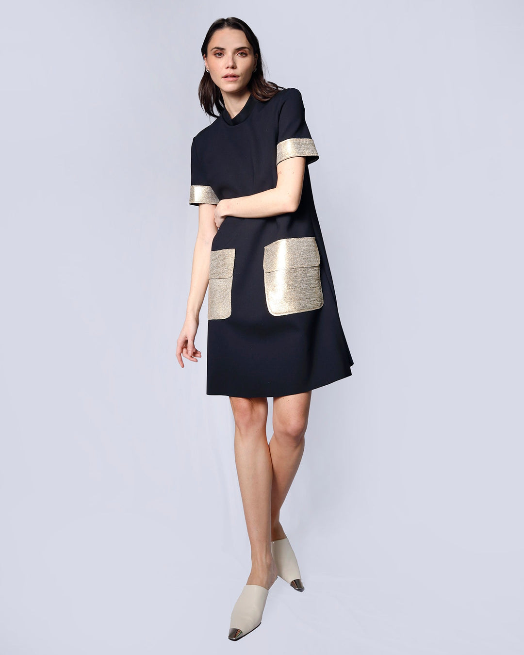 Maison Marie Saint Pierre | Dress | JOHAR2 | Black | Gold