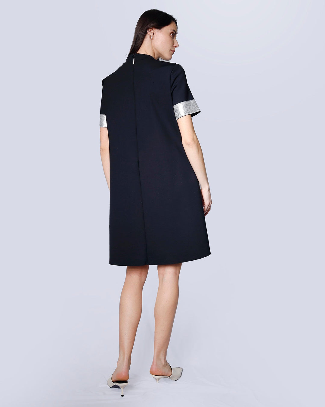 Maison Marie Saint Pierre | Dress | JOHAR2 | Black | Silver