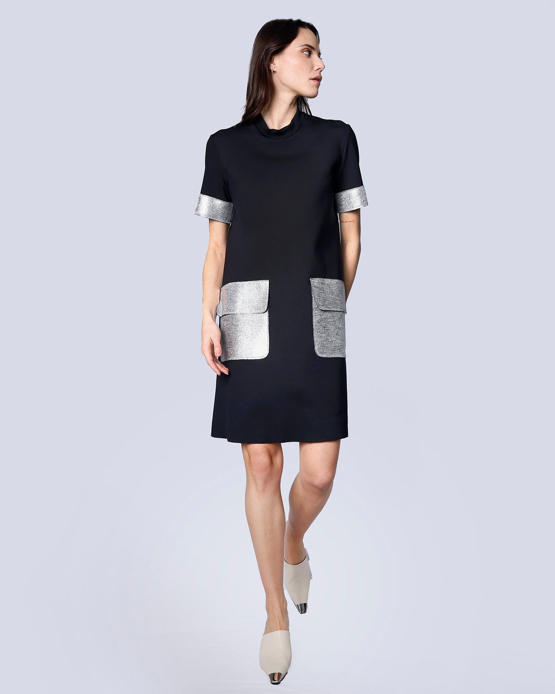 Maison Marie Saint Pierre | Dress | JOHAR2 | Black | Silver