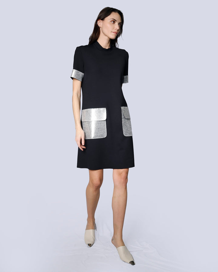 Maison Marie Saint Pierre | Dress | JOHAR2 | Black | Silver