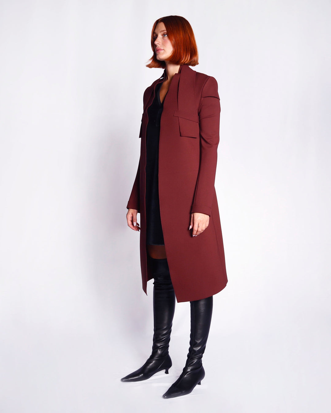 Maison Marie Saint Pierre | Jackets and Coats | CAMUS | Garnet