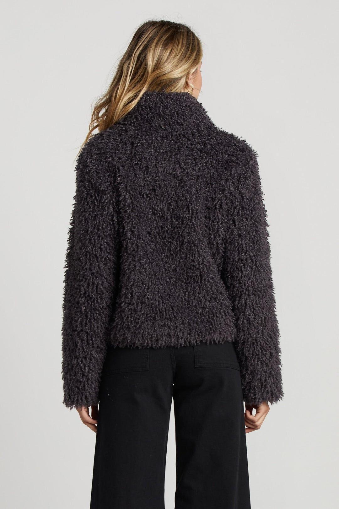 Carrie Short Mongolian Faux Fur Coat