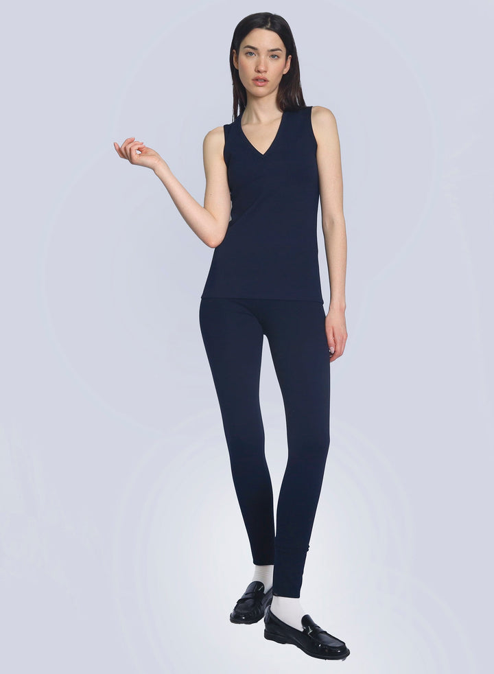 Leggings HERVE | Deep Blue | Top MONSERRATE | Deep Blue