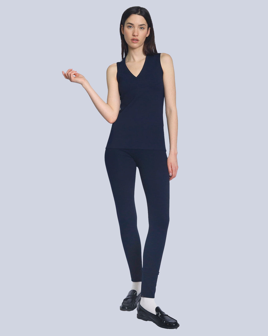 Leggings | HERVE | Deep Blue | Top MONSERRATE | Deep Blue