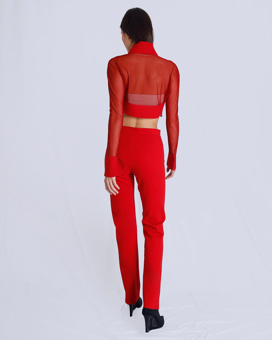 Maison Marie Saint Pierre | Bolero | VENISE | Red | Pants | STEN | Red