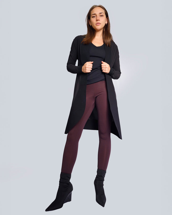 Kuta2 jacket | Black | Maison Marie Saint Pierre | Leggings and Pants | PALMATER | Plum