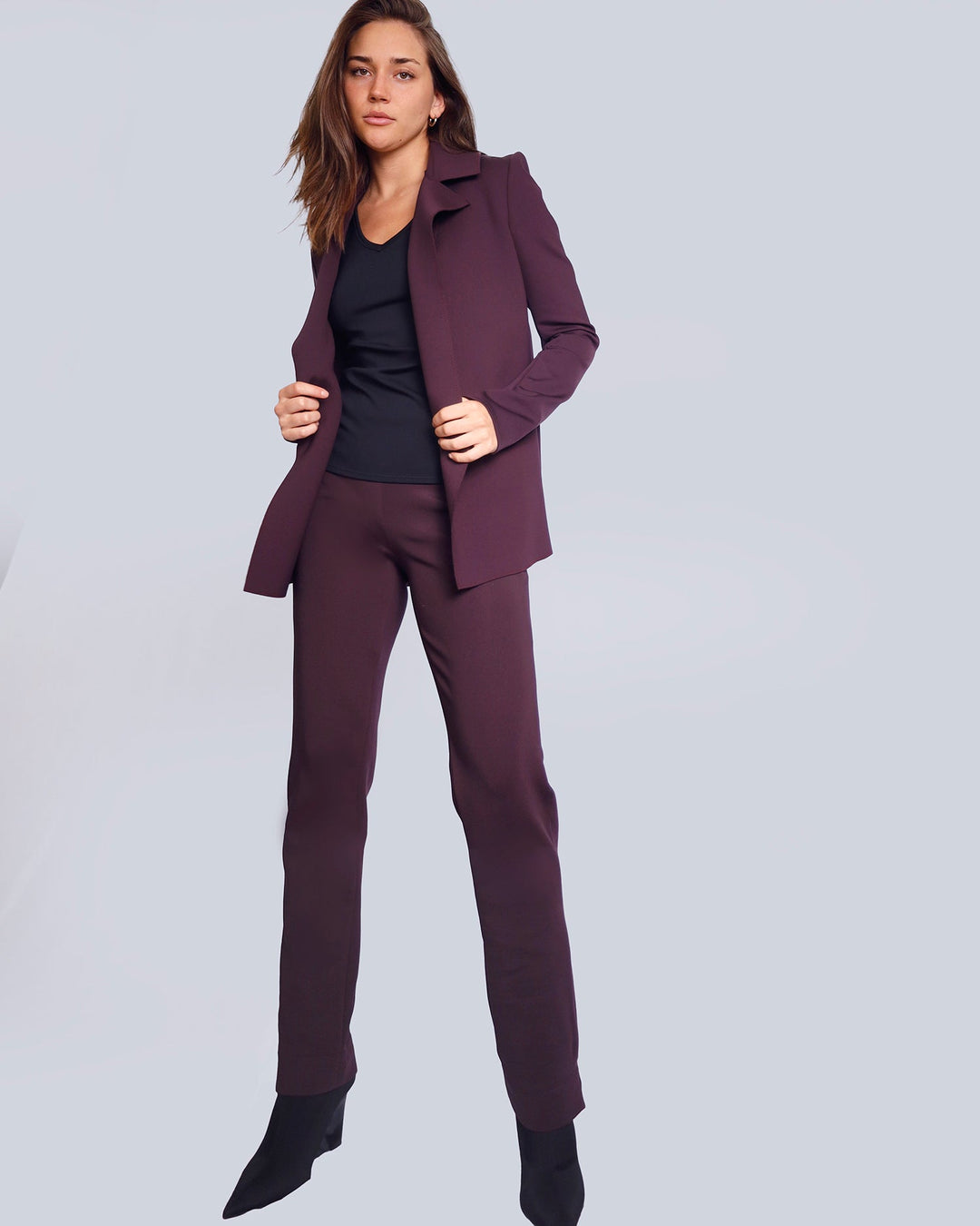 Maison Marie Saint Pierre | Pants | STEVENS | Plum | Jacket | HATCHER