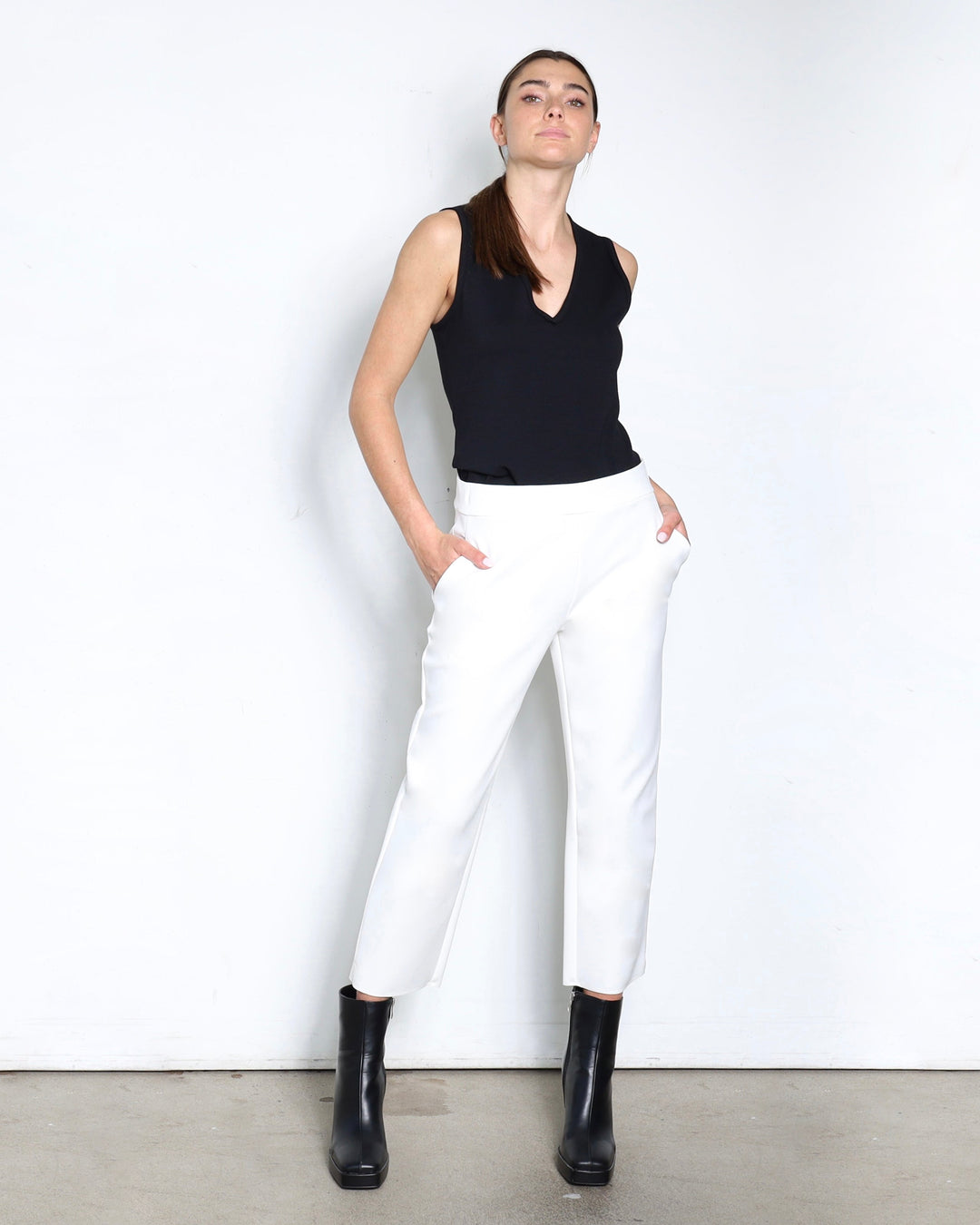 Maison Marie Saint Pierre | Pants | COBAIN | White