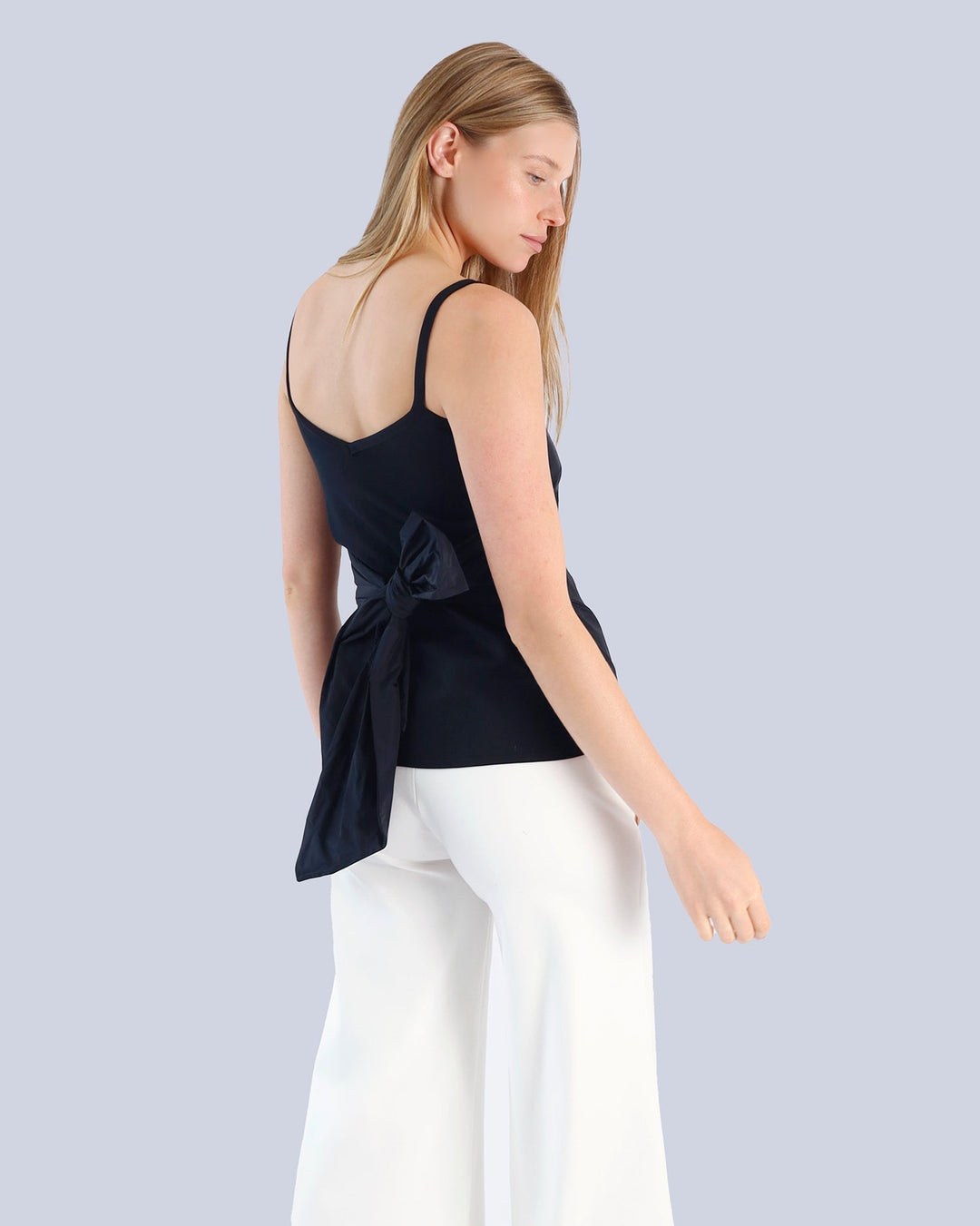 Maison Marie Saint Pierre | Top | KRISTOF | Black | Pants | AVALON2 | White