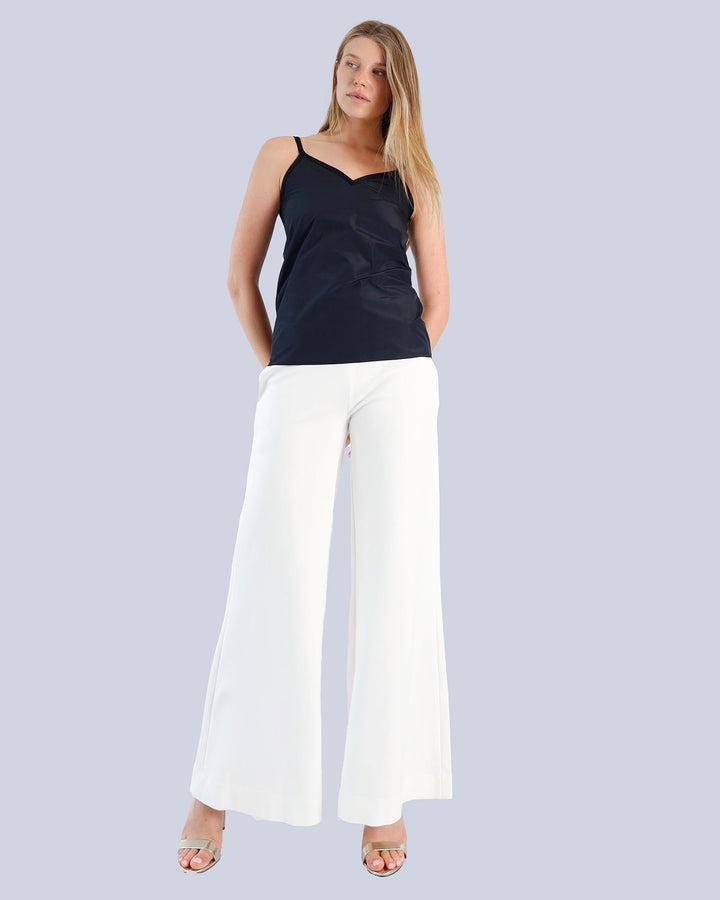 Maison Marie Saint Pierre | Top | KRISTOF | Black | Pants | AVALON2 | White