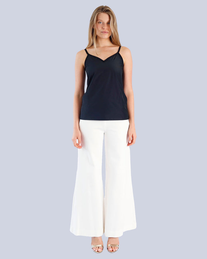 Maison Marie Saint Pierre | Top | KRISTOF | Black | Pants | AVALON2 | White