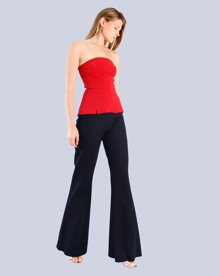 Maison Marie Saint Pierre | Top | GARANCE | Red | Pants | POLARY | Black