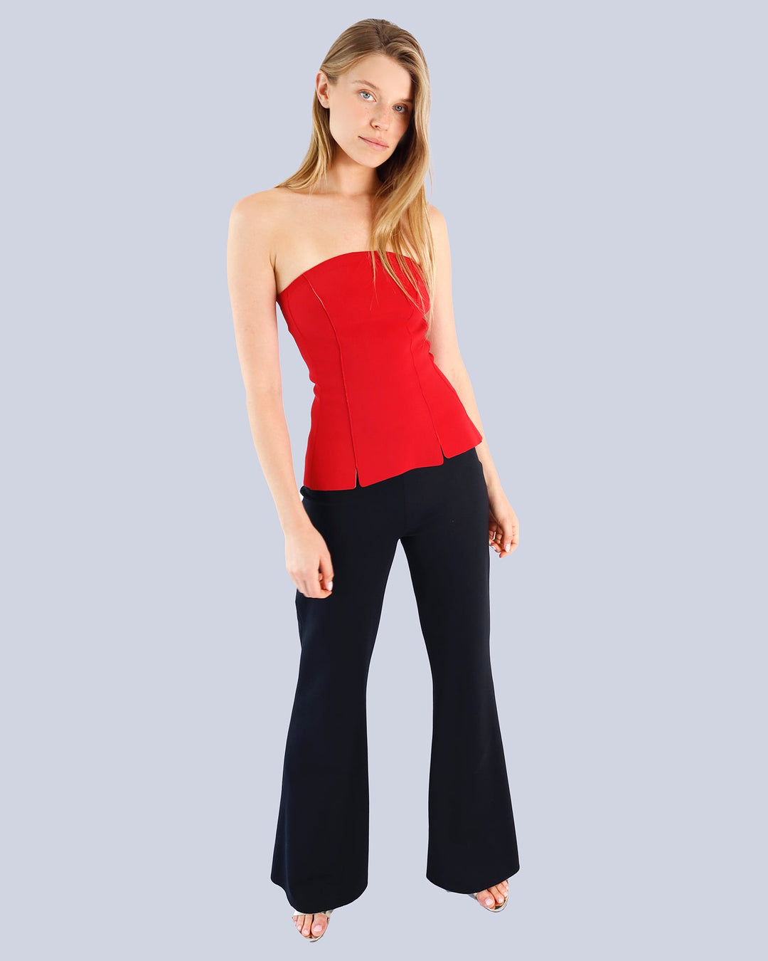 Maison Marie Saint Pierre | Top | GARANCE | Red | Pants | POLARY | Black