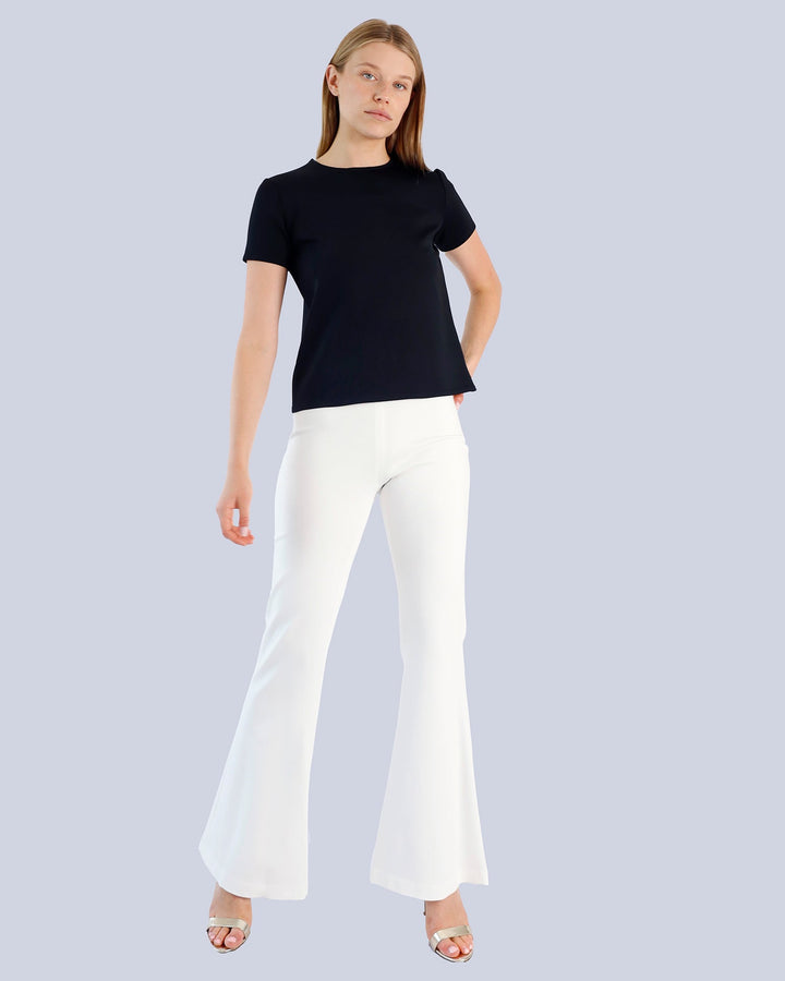 Maison Marie Saint Pierre | Pants | POLARY | White | Top | KHLOE | Black