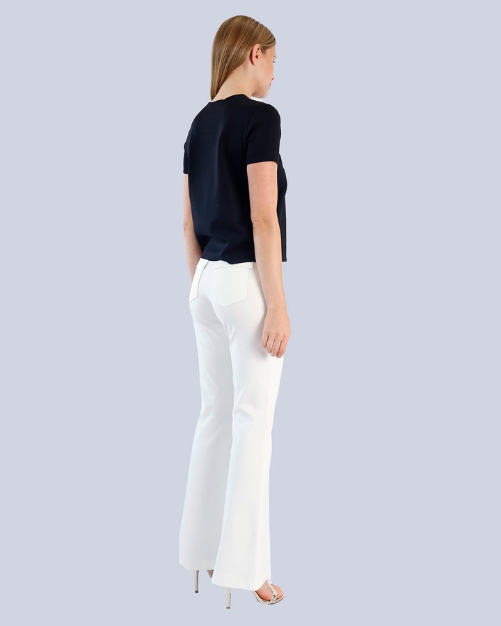 Maison Marie Saint Pierre | Pants | POLARY | White | Top | KHLOE | Black