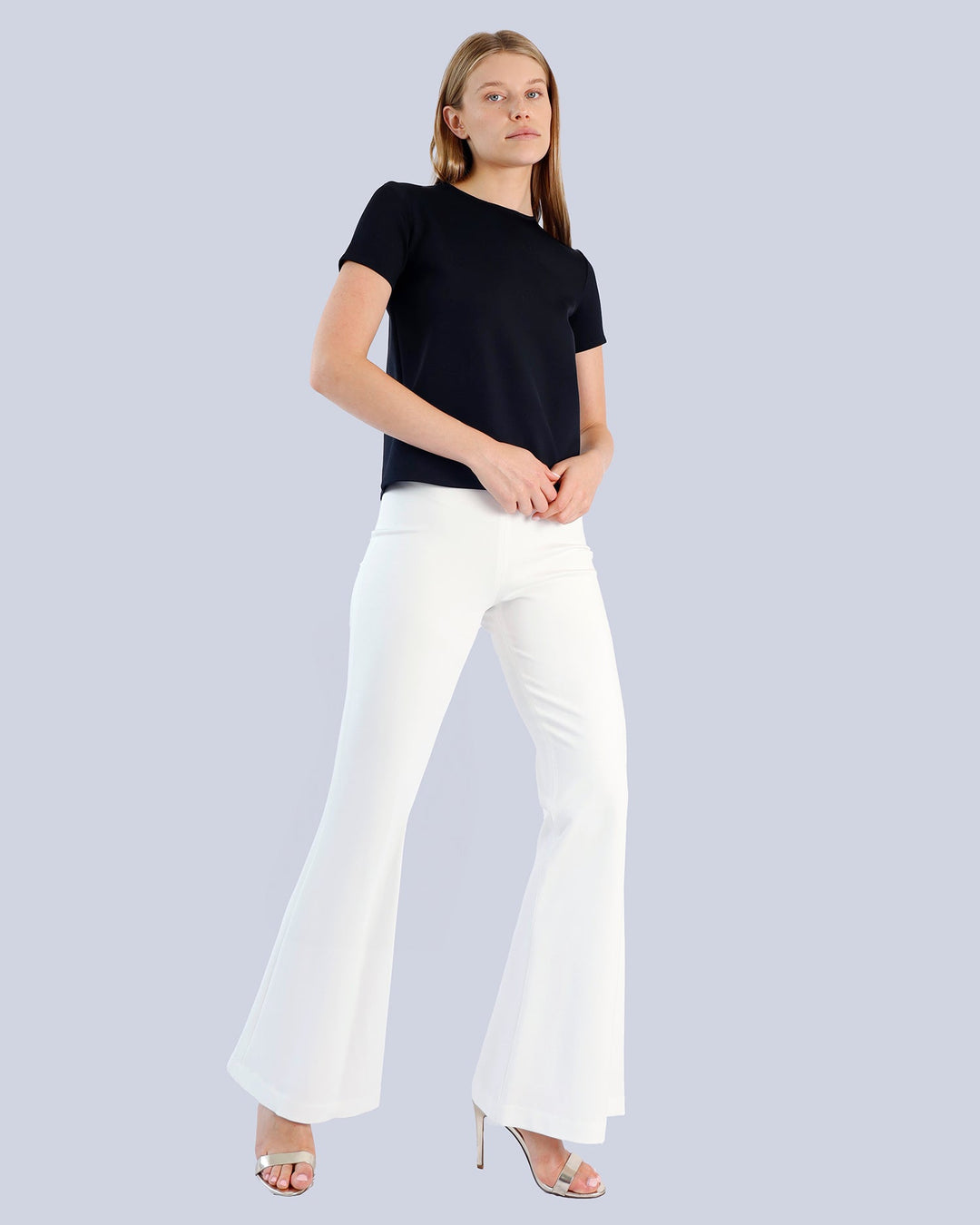 Maison Marie Saint Pierre | Pants | POLARY | White | Top | KHLOE | Black