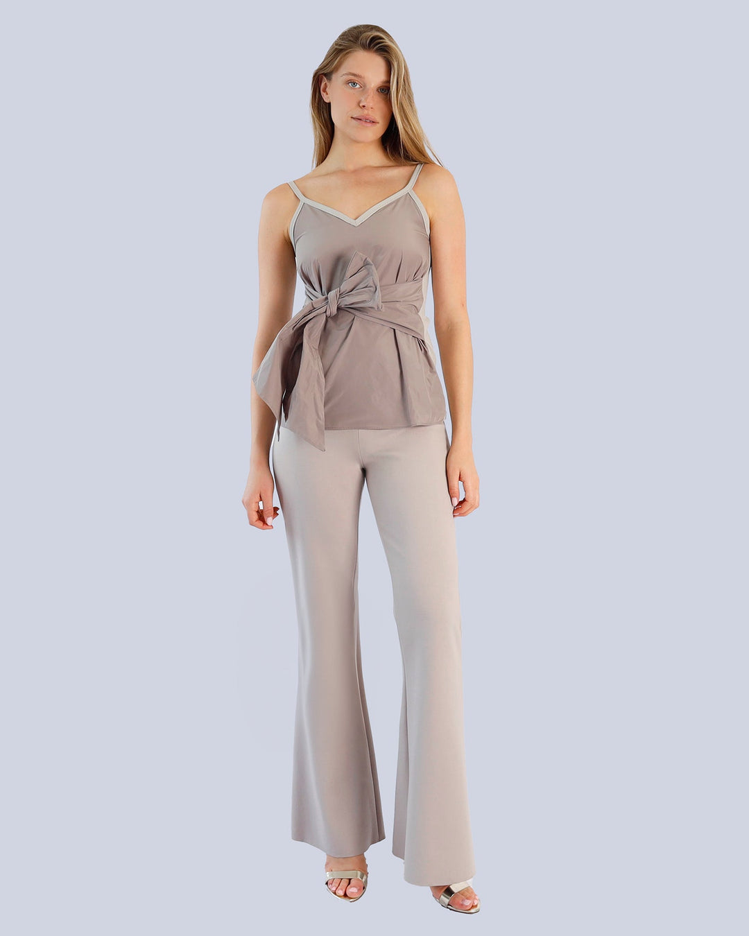 Maison Marie Saint Pierre | Top | KRISTOF | Taupe | Fog | Pants | POLARY | Fog