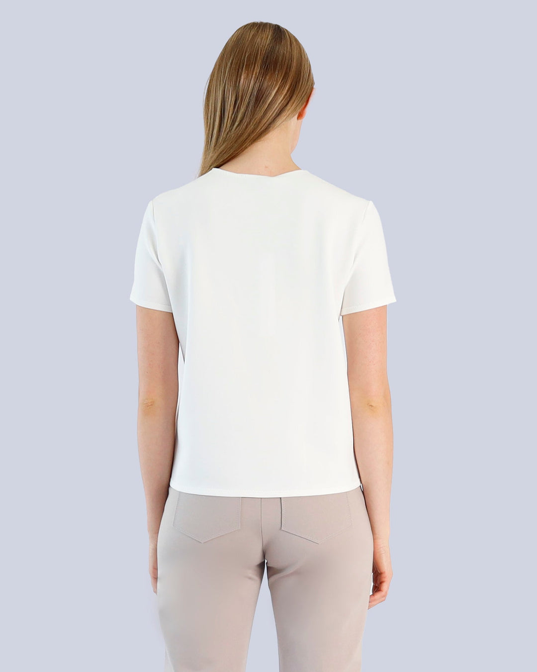 Maison Marie Saint Pierre | Pants | POLARY | Fog | Top | KHLOE | White