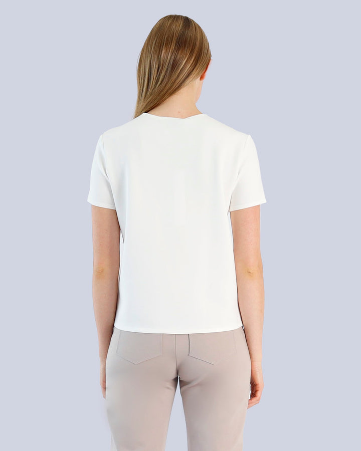 Maison Marie Saint Pierre | Pants | POLARY | Fog | Top | KHLOE | White