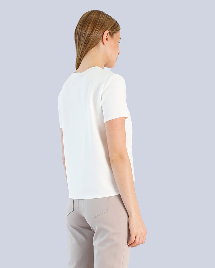 Maison Marie Saint Pierre | Pants | POLARY | Fog | Top | KHLOE | White
