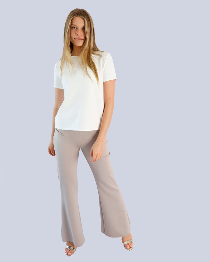 Maison Marie Saint Pierre | Pants | POLARY | Fog | Top | KHLOE | White