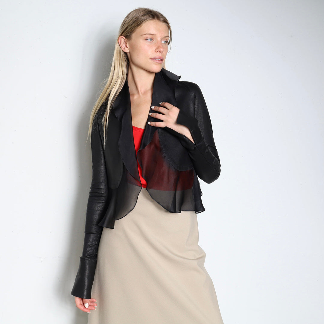 Maison Marie Saint Pierre | Jackets and Coats | ALOXE | Black