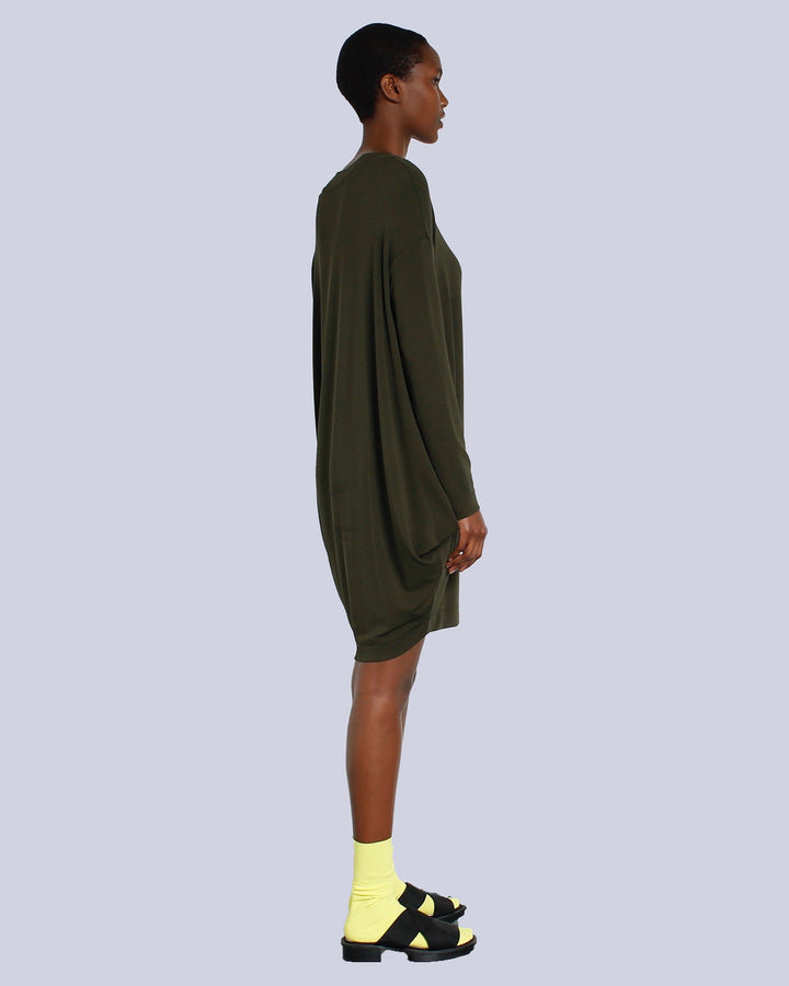 Maison Marie Saint Pierre | Dresses | Antimo2 | Khaki