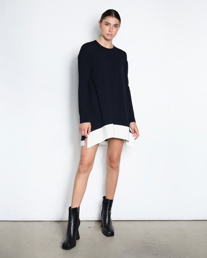 Dress GILLIAN2 | Black/Chalk