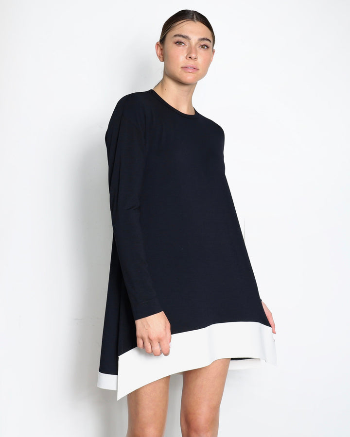 Dress GILLIAN2 | Black/Chalk