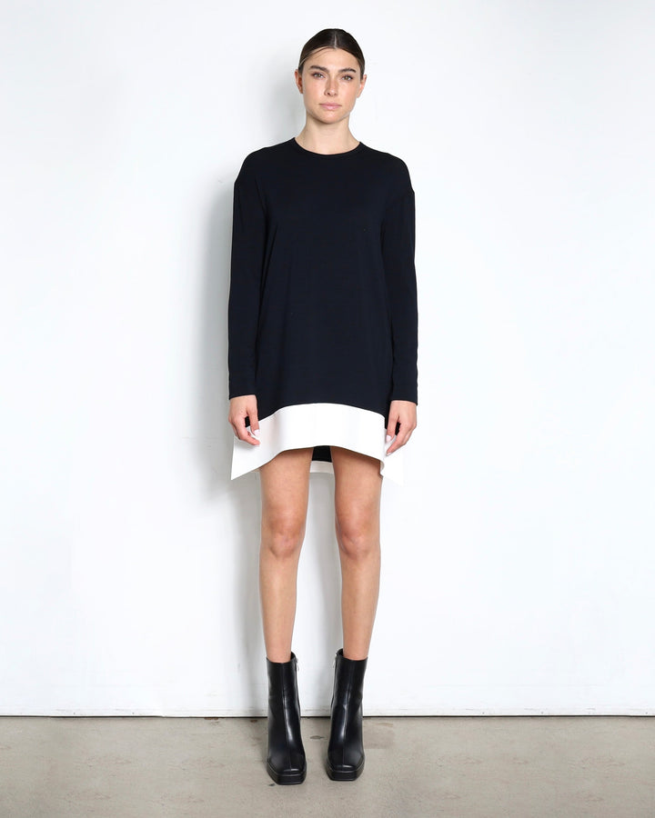 Dress GILLIAN2 | Black/Chalk