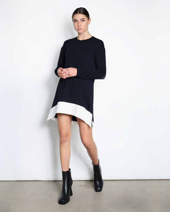 Dress GILLIAN2 | Black/Chalk