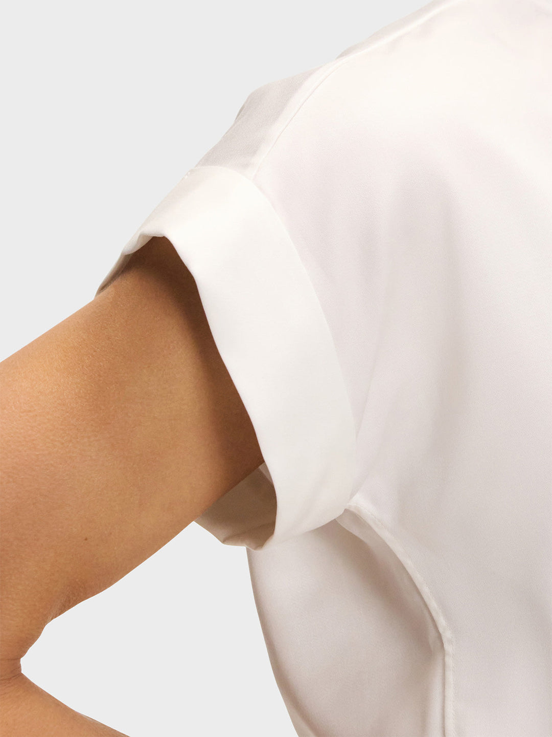 CAP SLEEVE: WHITE SANDS
