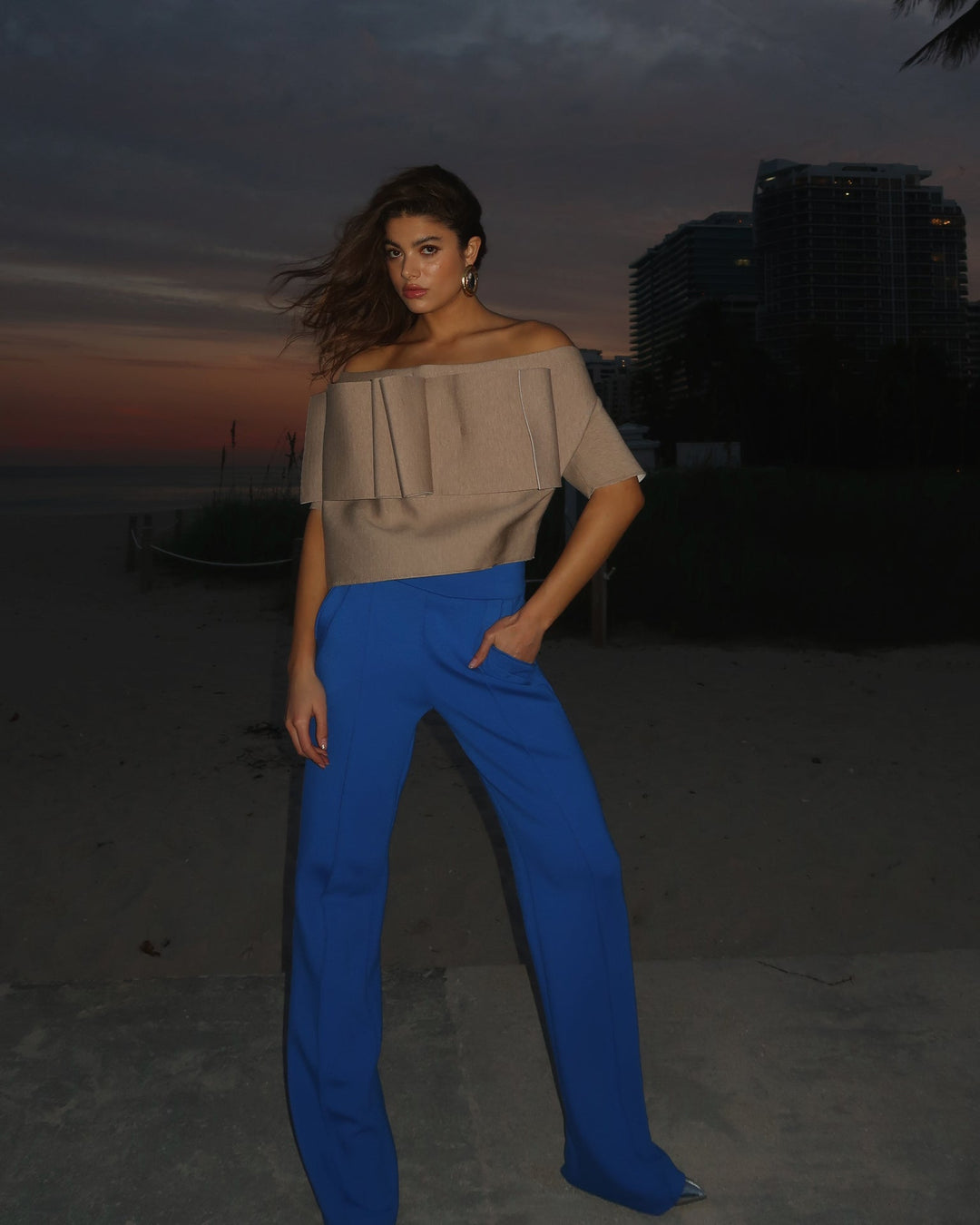 Maison Marie Saint Pierre | Pants | DELMIRA | Royal Blue