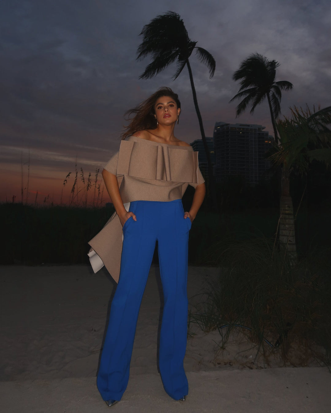 Maison Marie Saint Pierre | Pants | DELMIRA | Royal Blue